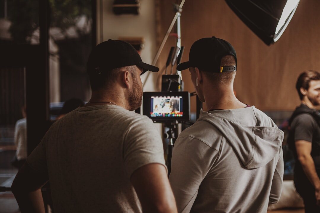 director on film set